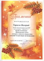 Муниципальный конкурс "Осени чудесные мгновения"