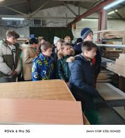 Ученики 6 и 7 классов посетили мебельное ателье "Уют" пгт. Сибирцево