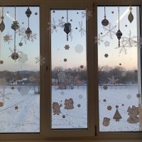 Новогодние окна